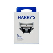Harry's Original Men's Razor Blade Refill Cartridges, 4 Count