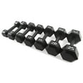thumbnail image 1 of CAP CAST IRON HEX DUMBBELL, BLACK, Single, 1 of 2