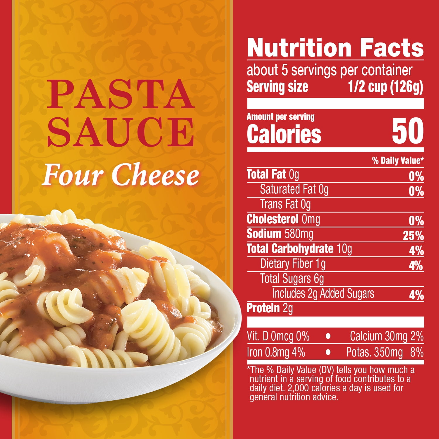 (12 pack) Hunt’s Four Cheese Pasta Sauce, 24 oz. Can