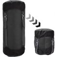 thumbnail image 1 of Compression Stuff Sack for Sleeping Bag,11L Lightweight Waterproof Compact Compression Nylon Stuff Sack StorageBag,Travel Compression Bag, Black, 1 of 4