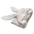 thumbnail image 3 of Soft Blanket Poncho, Warm Large Wearable Hooded Blanket  For Watching TV Pink Large, 3 of 8