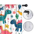 thumbnail image 4 of Blackout Kids Curtains,Cute Dinosaur Pattern Childrens Insulated Curtains Set Of 2,Bedroom Essentials,Toddler Room Decor 52x84in(132x213cm), 4 of 4
