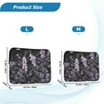 thumbnail image 4 of FORMRS 15"-15.6" Laptop Sleeve Protective Case Soft Carrying Quilted Computer Bag Cover, Light Purple Flowers, 4 of 7