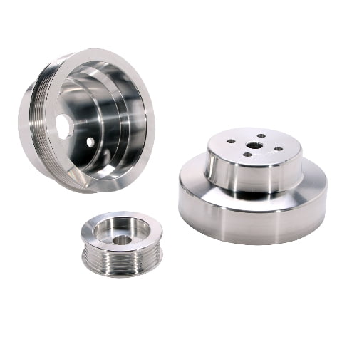 BBK Performance 1603 Underdrive Pulley Set Billet Aluminum Fits select: 1988-1995 CHEVROLET GMT-400, 1989-1995 GMC SIERRA