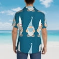 thumbnail image 5 of Haiem Nurse Doctor Gnomes Printed Hawaiian Shirt for Men - Men’s Casual Beach Summer Shirts - Stretch Fabric with Modern Fit-Small, 5 of 7