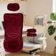 thumbnail image 5 of Juego de fundas para silla de oficina, fundas para silla de computadora de escritorio, modernas, protector de asiento, con Rojo, 5 of 9