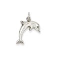 thumbnail image 1 of 14k White Gold Dolphin Charm, 1 of 3