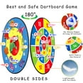 thumbnail image 7 of 26" Large Dart Board for Kids,Kids Dart Board with 16 Sticky Balls,Boys Toys,Indoor/ Sport Outdoor Fun Party Play Game Toys, 7 of 7