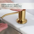 thumbnail image 3 of Wowow Pull Down Waterfall Kitchen Faucet with Soap Dispenser and 3-Mode Sprayer in Gold for Kitchen Sink, 3 of 7