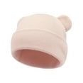 thumbnail image 5 of CAIVO Winter Knitted Hat Kids With Adorable Bear Ears Soft Stretchy Warm Cap Boys Girls Cute Child Solid Color Clothing, 5 of 7
