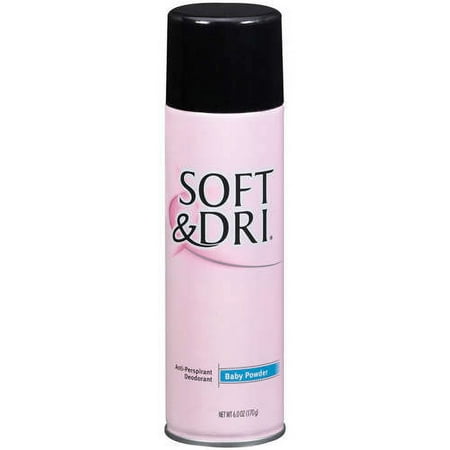 Soft & Dri: Baby Powder Anti-Perspirant & Deodorant, 6 oz