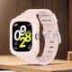 thumbnail image 1 of Mira La Correa Banda + Cubierta Protectora Caja Smart Watch Protector Y 2 en 1 4 Case Band Silicone Accesorios A Prueba Rojo, 1 of 7