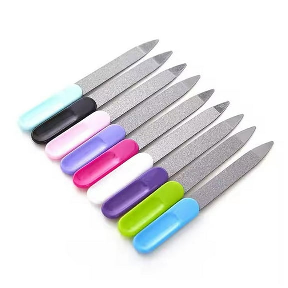 Small Stainl Stl Nail Files Manicure Pedicur UKE C8M6