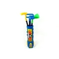 thumbnail image 5 of PlayWorld McMulligan's Deluxe Kid's Happy Golfer Toy Golf Set With 3 Golf Balls, 3 Types of Clubs, & 2 Practice Holes - Blue, 5 of 5