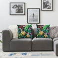 thumbnail image 2 of nygtbtfer Throw Pillow Covers Wild Painitng Pillow Case Pillowcases for Sofa White, 2 of 7