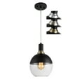 thumbnail image 2 of Woodbridge Lighting Blake 8" 3-Light Ball Cluster Pendant in Bronze/Smokey, 2 of 5