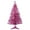 Pink, variant on Bringstar 4FT White Artificial Christmas Tree with 50 String Lights, Mini Tinsel Tree, Not Pre-Lit, for Halloween & Holiday Home & Office Décor