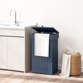thumbnail image 6 of Trash Can Cabinet, 13 Gallon Kitchen Garbage Can, Wooden Recycling Trash Bin, Freestanding Dog Proof Trash Can, Farmhouse Trash Cabinet with Lid for Home Kitchen Bathroom, Blue, 6 of 9
