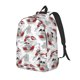 thumbnail image 1 of Disketp Koi Fish print Canvas Backpack Lightweight Travel Daypack Student Rucksack Laptop Backpack-Small, 1 of 5