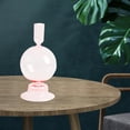 thumbnail image 3 of 3 Piezas de Vidrio Decorativo Titular de Soporte Florero Seco Comedor Navidad Sunnimix Porta vela, 3 of 7