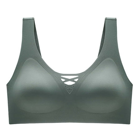 Ramiter Lingerie for Women Padded Women Crop Floral Lingerie Bra Top Strappy Underwear Sheer Lace Bralette XL Mint Green