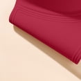 thumbnail image 3 of Turilly Bras Womens Deep V Push Up Bra With Wireless Support Breathable Burgundy Color Everyday Bras, 3 of 7