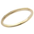 thumbnail image 2 of Ladies 14K Yellow Gold 1.50mm Stackable Milgrain Wedding Band Ring, 2 of 4