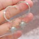thumbnail image 3 of Pendientes colgantes de circonita cúbica con diseño de sol, luna y estrella a la moda para mujer, aretes de sol brillantes, joyería con abalorios para boda, regalo ---- 2 --- Código de producto 65456, 3 of 5