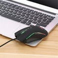 thumbnail image 2 of DEBGFS Gaming Mouse Wired, 7 Buttons, RGB Backlit, 3200 DPI Adjustable, Comfortable Grip Ergonomic Optical PC Computer Gaming Mice with Fire Button - Black, 2 of 8