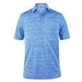 thumbnail image 1 of Monterey Club Men's Lightweight Heather Melange Jersey Golf Golf Polo Shirt #3021, 1 of 2