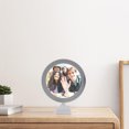 thumbnail image 3 of OUNONA photo hangings decoration frame Photo Frame With Mirror LED Lighting 1 Set White, 3 of 8