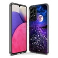 thumbnail image 3 of MUNDAZE Samsung Galaxy A22 5G Shockproof Clear Hybrid Protective Phone Case Spring Moon Night Lavender Flowers Floral Cover, 3 of 5