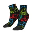 thumbnail image 2 of Bingfone Play Game Start Design Patterned Men'S Women'S Casual Cotton Socks, 2 of 9