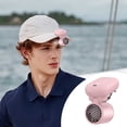 thumbnail image 3 of Clip On Mini Fan for Hat Brim and Shirt, Lightweight Wearable Hands Free Fan with 3 Speeds, USB C Fast Charging, Portable Personal Cooling for Stadium Games, Outdoor Work, Hiking and Fishing, 3 of 6