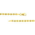 thumbnail image 4 of 14K Yellow Gold Women's 7.50" 2.70mm Diamond Cut Valentino Chain Bracelet, 4 of 4