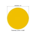 thumbnail image 2 of Uxcell 5" Round Floor Sticker Classroom Spot Marker Adhesive Waterproof Vinyl Line Up Sign Light Yellow 20 Pack, 2 of 6