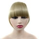 thumbnail image 1 of Pelucas con flequillo para mujer, peluca ondulada suelta, trenza, diadema, flequillo sintético, extensiones de cabello con flequillo térmico para mujer, un solo cepillo, 1 of 2