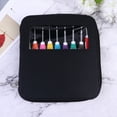 thumbnail image 4 of MLINS  9 Pcs Aluminum Crochet Hook Stitch Hooks Bag Markers Needles Black, 4 of 8