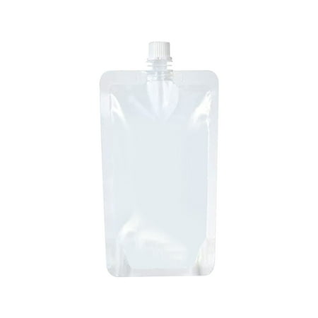 

Super Holiday Savings! Uhuya Plastic Flasks Reusable Drink Pouches Concealable Water Pouch Leak Proof Bags for Hiding with Collapsible Silicone Funnel for Travel Outdoor B