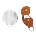 thumbnail image 2 of Keychain Coin Pouch with Leather Pocket Compact Portable Key Ring Holder Card Design for Key Hanging Coin Storage Daily Carry, 2 of 6