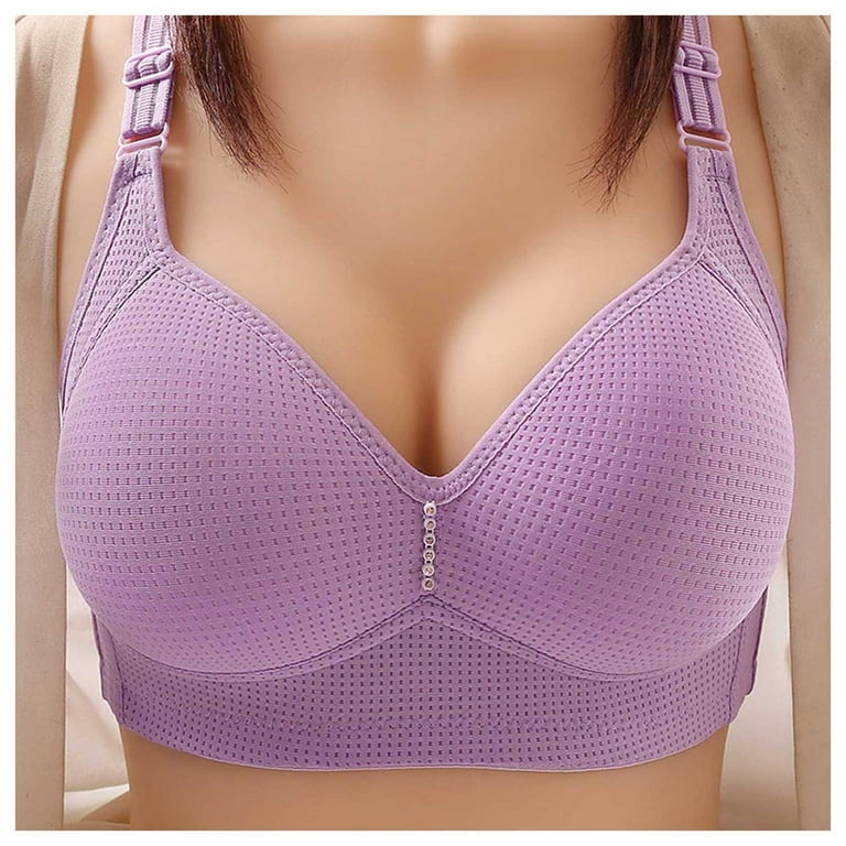EHQJNJ Bra for Women with Support and Lift Push up Bra for Women Bras None  Underwire Brassiere Bralettes for Women with Support Lace Bralettes for  Women Padded Lace 
