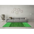 thumbnail image 3 of Ahgly Company Indoor Round Abstract Green Modern Area Rugs, 5' Round, 3 of 4