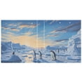 thumbnail image 2 of Penguins Iceberg Sky 3 Ring Binders 1.5 inch Hardcover File Folders with Interior Pockets A4 Size Organizer for School Office Hospital Set of 2, 2 of 8