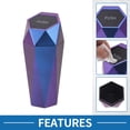 thumbnail image 4 of Unique Bargains Car Trash Can Portable Car Cup Holder Plastic Trash Bin Gradient Blue 1 Pcs, 4 of 6