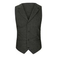 thumbnail image 1 of Traje de esmoquin de negocios Formal de otoño e invierno para hombre, chaleco, chaqueta, abrigo superior Pompotops oipoqjl14054, 1 of 8