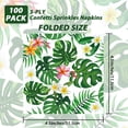 thumbnail image 2 of Servilletas Tevxj Hawaiian Luau desechables, paquete de 50 unidades, 11 x 11 cm, 2 of 7