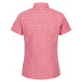 thumbnail image 4 of Regatta - Camisa Mindano VI Margarita de Manga Corta para Mujer (Rosa tropical), 4 of 5