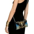 thumbnail image 4 of FOR U DESIGNS Diamond Floral Gold Clutch Purses for Women Personalized Handbags Faux Leather Wedding Purses for Wedding Cocktail Prom Party, 4 of 9