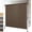 Mocha, variant on Shade&Beyond 7'W x8'H Outdoor Roller Shades, 220 GSM HDPE Cordless Roll Up Patio Roller Shades,90% UV Protection for Porch & Gazebo,Wheat