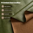 thumbnail image 3 of Toject Giant Bean Bag Chair, Faux Leather Memory Foam Floor Sofa for Adults, Ergonomic Back Support, No Assembly Needed, Lightweight Lounger for Living Room Bedroom Dorm Office, Black, 3 of 6
